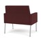 Lesro Mystic Lounge Reception Bariatric Chair, Silver, RF Nebbiolo Upholstery ML1401 - alternate 3